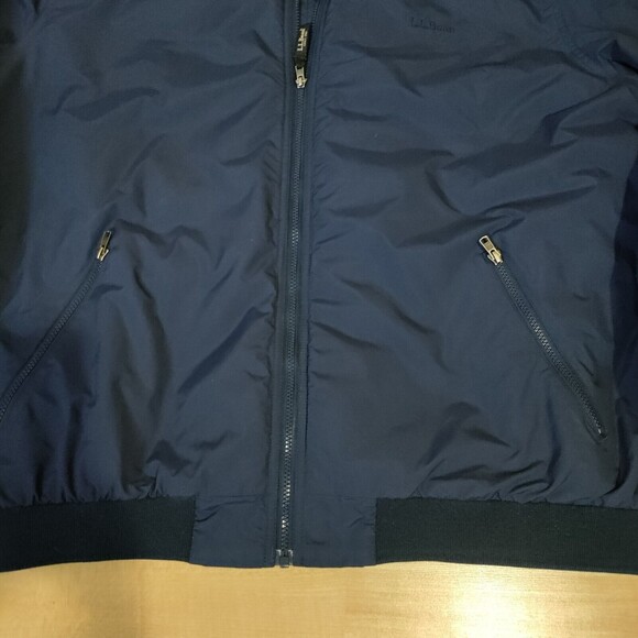 L.L. Bean Men's Fleece Insulated Jacket  Size XXL Blue - Picture 10 of 11